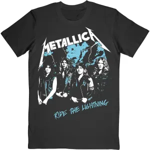 Metallica tričko Vintage Ride The Lightning Čierna XXL