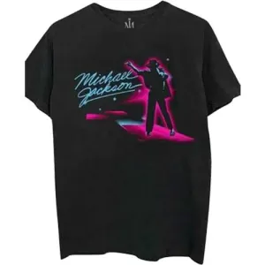Michael Jackson tričko Neon Čierna M