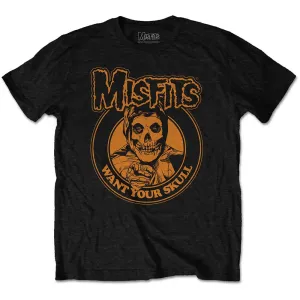 Misfits tričko Want Your Skull Čierna M