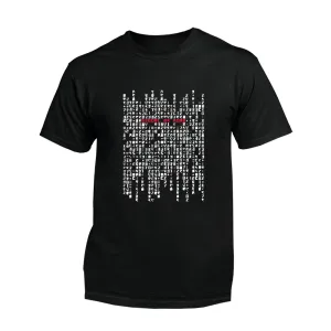 Momo tričko Matrix Code Čierna M
