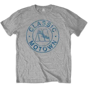 Motown tričko Classic Circle Šedá M #2105536