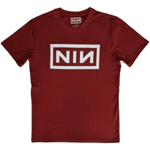 Nine Inch Nails tričko Classic Logo Červená L