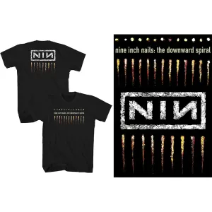 Nine Inch Nails tričko Downward Spiral Čierna XXL