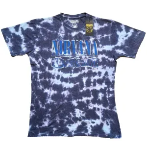 Nirvana tričko Nevermind Wavy Logo Fialová M