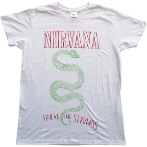 Nirvana tričko Serve The Servants Biela L