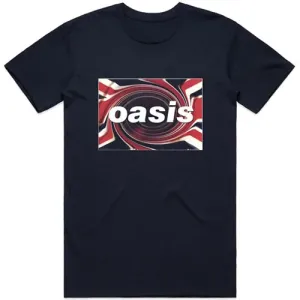 Oasis tričko Union Jack Modrá XL