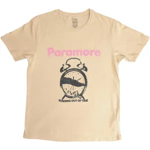 Paramore tričko Clock Natural M