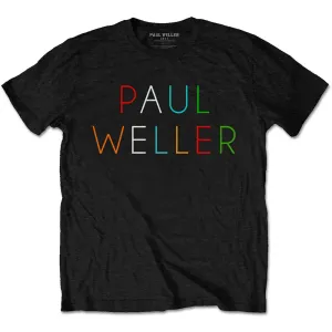 Paul Weller tričko Multicolour Logo Čierna L