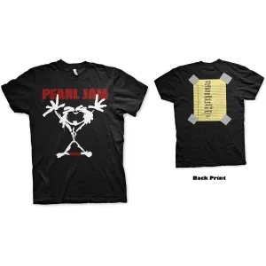Pearl Jam tričko Pearl Jam tričko Stickman čierne Čierna XXL