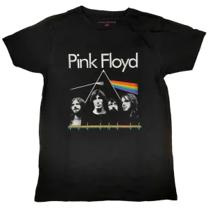 Pink Floyd tričko Dark Side of the Moon Band & Pulse Čierna L