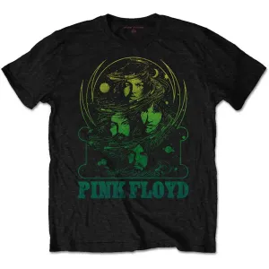 Pink Floyd tričko Green Swirl Čierna L