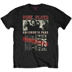 Pink Floyd tričko Knebworth '75 Čierna XXL