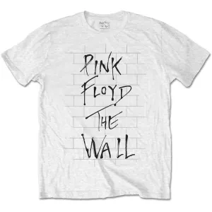 Pink Floyd tričko The Wall & Logo Biela XXL
