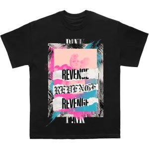 Pink tričko Revenge Čierna S