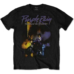 Prince tričko Purple Rain Čierna M #2106275