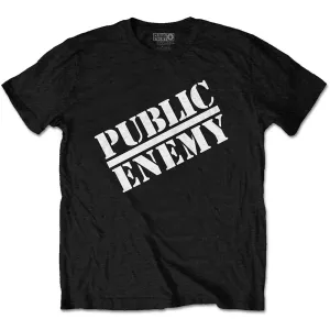 Public Enemy tričko Logo Čierna S