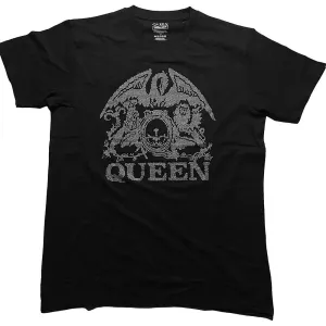 Queen tričko Crest Čierna XXL #2126338