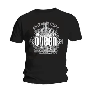 Queen tričko Sheer Heart Attack Čierna L