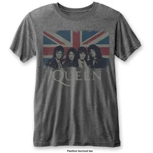 Queen tričko Vintage Union Jack Šedá S