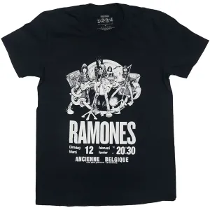 Ramones tričko Belgique Čierna XL #2110045
