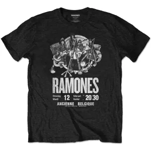 Ramones tričko Belgique Čierna XL #2115365
