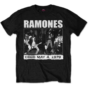 Ramones tričko CBGB 1978 Čierna XL #2098151