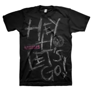 Ramones tričko Hey Ho Čierna XL