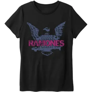 Ramones tričko Purple Eagle Čierna M