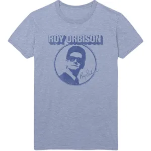 Roy Orbison tričko Photo Circle Modrá M