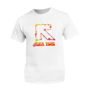 Ruka Hore tričko Logo Reggae Biela L