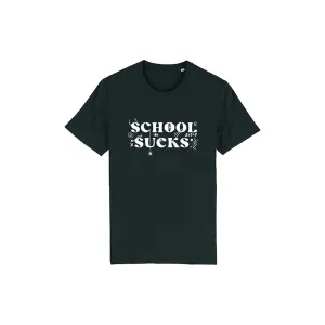 Ruka Hore tričko School Sucks Čierna S
