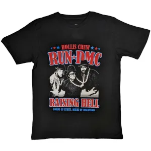 Run-DMC tričko Raising Hell Americana Čierna S