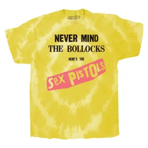 Sex Pistols tričko Never Mind the B…locks Original Album Žltá L