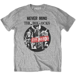 Sex Pistols tričko Never Mind The Bollocks Šedá L