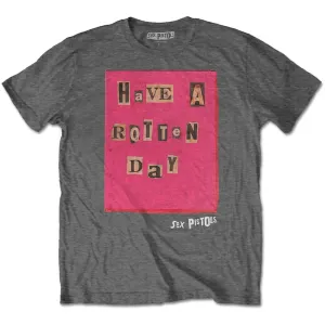 Sex Pistols tričko Rotten Day Šedá XL