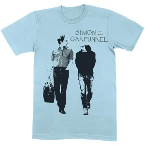 Simon & Garfunkel tričko Walking Modrá L