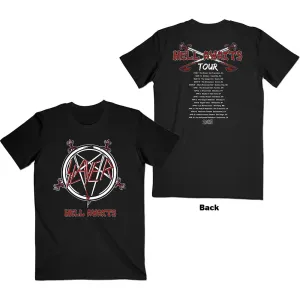 Slayer tričko Hell Awaits Tour Čierna L