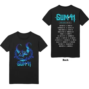 Sum 41 tričko Blue Demon Čierna XL