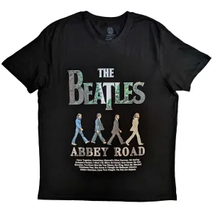 The Beatles tričko Abbey Road '23 Čierna S