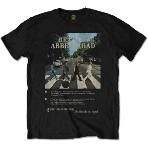 The Beatles tričko Abbey Road 8 Track Čierna S #2105886