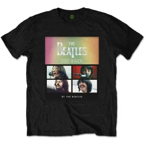 The Beatles tričko Album Faces Gradient Čierna XXL