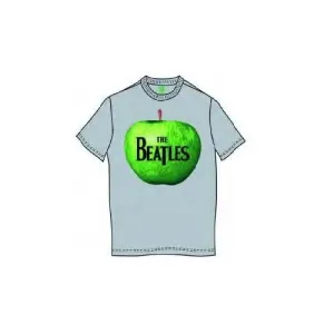 The Beatles tričko Apple Logo Šedá XL