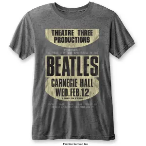 The Beatles tričko Carnegie Hall Šedá XXL #2076309