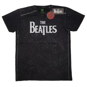 The Beatles tričko Drop T Logo Čierna XL #2118013