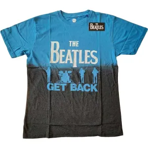 The Beatles tričko Get Back Modrá S