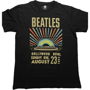 The Beatles tričko Hollywood Bowl Čierna M
