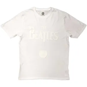 The Beatles tričko Logo & Apple Biela L