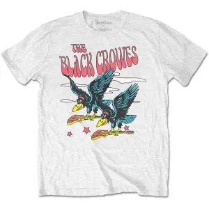 The Black Crowes tričko Flying Crowes Biela S
