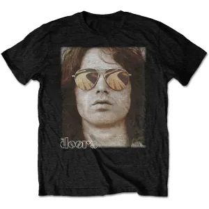 The Doors tričko Jim Face Čierna XXL