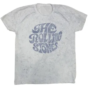 The Rolling Stones tričko 70's Logo Biela L